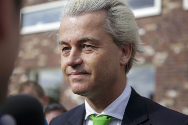 Τρίτος στα exit poll ο ηγέτης της ολλανδικής ακροδεξιάς, Χ.Βίλντερς